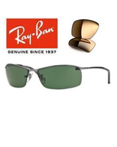 2x Alkuperäiset Vaihtolinssit > Ray-Ban 3183 (yhteensopiva 3179 · 3187 · 3186)