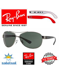 2x Alkuperäistä Korvaavat Temppelit > Ray-Ban 3386