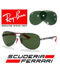 2x Alkuperäiset korvaavat linssit > Ray-Ban 8313-M Ferrari