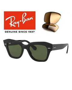 2x Alkuperäiset Vaihtolinssit > Ray-Ban 2186 · State Street