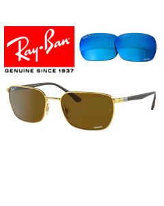 2x Alkuperäiset Vaihtolinssit > Ray-Ban 3684-CH Chromance