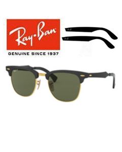 2x Alkuperäiset vaihtolasit > Ray-Ban 3507 - Clubmaster Aluminium